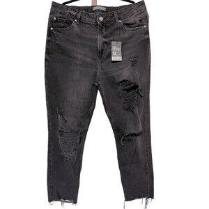 Denim & Co. Slim Straight High Waist Jeans